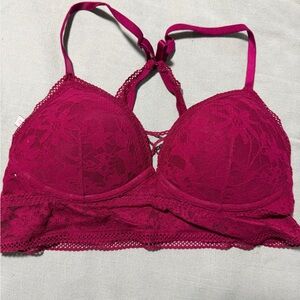 Women's Lace Bralette - Pink